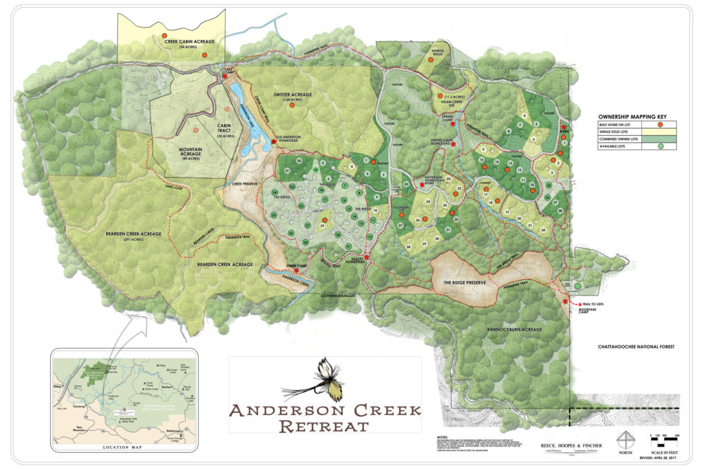 ACR MASTER site plan with disclaimer